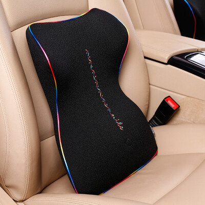 

Nile Car Cushion Colorful Mystery Office Space Memory Cotton Cushion Back Cushion Car Waist Pillow Waist Black