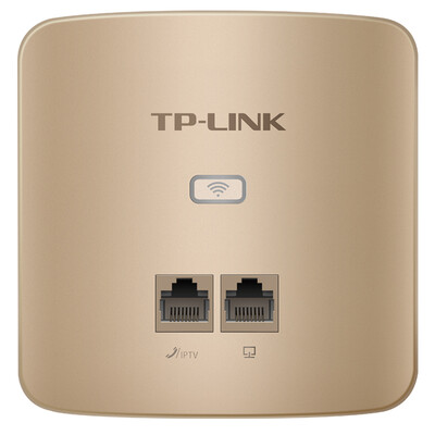 

TP-LINK TL-AP300I-PoE Thin Champagne Gold 300M Wireless 86 Panel AP Corporate Hotel Villa WiFi Access POE Power AC Management