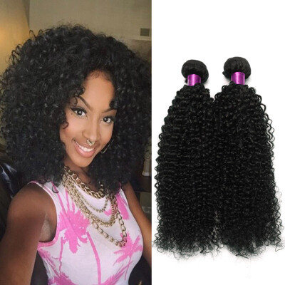 

4Pc Malaysian Curly Human Hair Extensions 100g/pcs Natural Black Malaysian Curly Weave Virigin Hair Malaysian Kinky Curly Hair