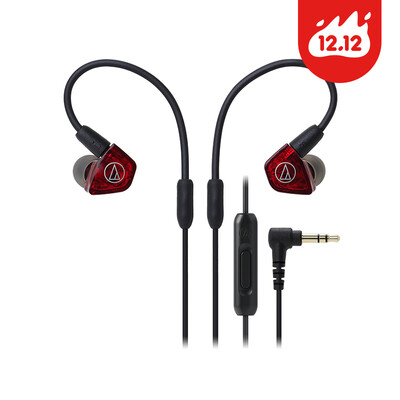 

Technica (Audio-Technica) сотовый телефон ATH-LS200iS с двумя проводами наушников-вкладыши красными