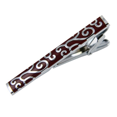 

Yoursfs® Men Classic Stainless Steel White Gold Plated Wedding Anniversary Figure Tie Clip