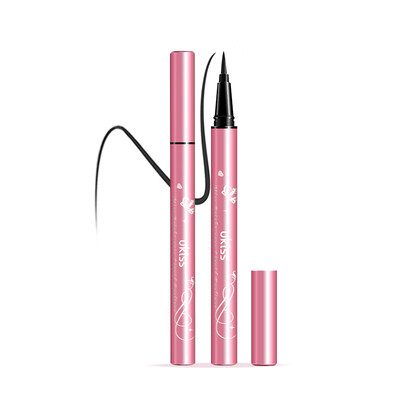 

Youkosi ukiss Ling puppet eye liner 02 black sponge head waterproof quick-drying is not easy to blooming make-up