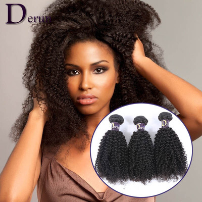 

8A Kinky Curly Peruvian Virgin Hair 100 Unprocessed Human Hair Weave Bundles 3Pcs Peruvian Curly Virgin Hair Extensions