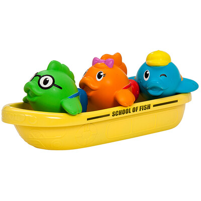 

Munchkin childrens water toys Mackenzie baby infant bath toy boat random colors