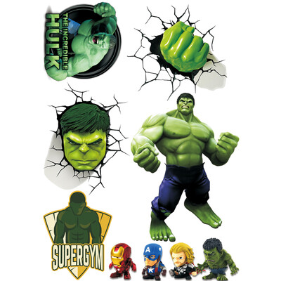 

LMA Loma Car 3D Sticker Personality Sticker Spiderman Cartoon Sticker Set