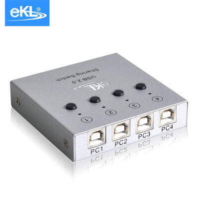 

eKL KVM switch 2 port USB multi-computer VGA switcher video KVM manual two in one out shared mouse&keyboard display printer sharing device 21A