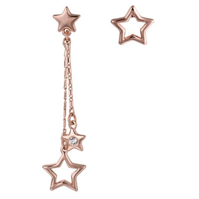 

Yoursfs Star Threader Earrings For Women Mismatched Stud Earrings & Double Threader Earrings