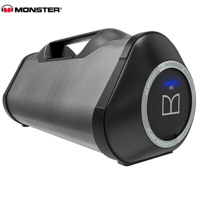 

Монстр (монстр) Blaster танец Bluetooth беспроводной на открытом воздухе колонки вес 7KG большой хип-хоп партия стерео сабвуфер темно-серый