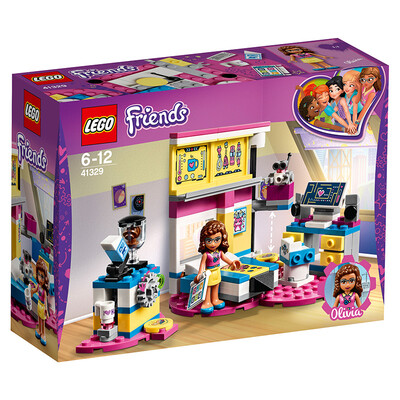 

LEGO building blocks good friend Friends Olivias luxury bedroom 6-12 years old 41329 childrens toys girls birthday gifts