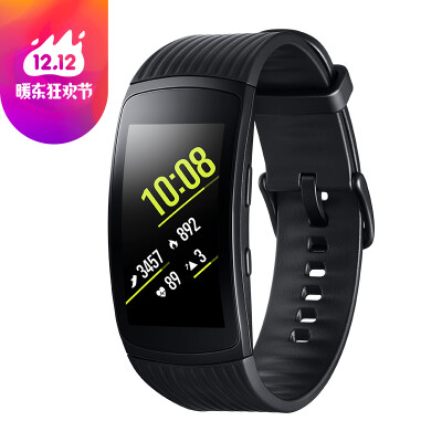 

Samsung gear fit2 pro multi-functional movement smart bracelet black long strap 50 meters waterproof built-in GPS swimming monitoring and monitoring sports with 4G memory