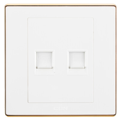 

Sidon D1-DH / DN switch socket computer phone panel network telephone socket panel network cable telephone line socket panel warranty 10 years