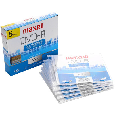 

Maxell (Maxell) DVD-R 16 тайваньский скорости 4,7 г в штучной упаковке дисков 5