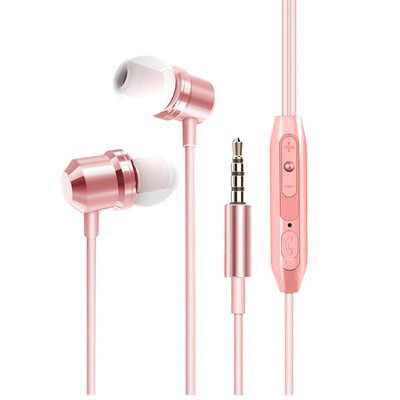 

New wired earphones, noise reduction and high definition microphone support line control operation, suita