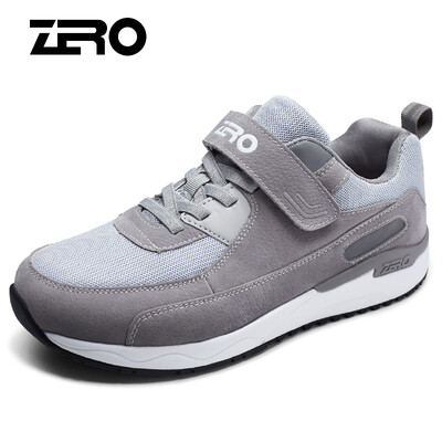 

Zero degree ZERO men&women sports outdoor middle-aged walking slip shock absorption casual old shoes Y73100 male gray 40