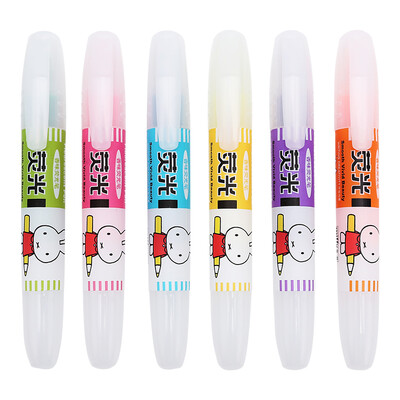 

G Fluorescent pen single head 6 colors Miffy series 6 box marker pen for working&learning