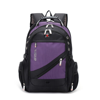 

School Bags for Teenagers Boys Girls Black&Red Purple School Backpacks High Quality Dropproof Nylon Free Shipping