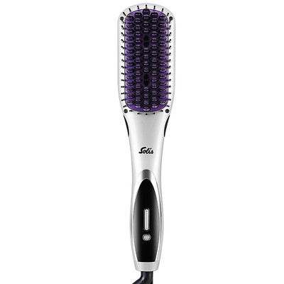 

Solis Hair Straightener HS99 Отрицательный ион не повреждает быструю фанеру для выпрямителя волос Pearl White