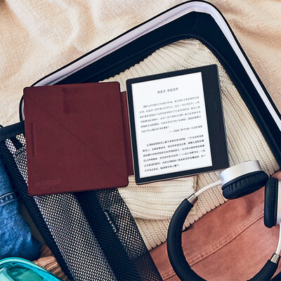 

New Kindle brand vertical leather case for Kindle Oasis