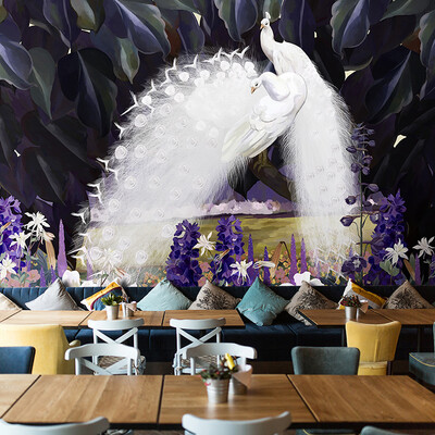 

Custom 3D photo wallpaper hand-painted watercolor wallpaper mural porch bedroom living room backdrop wallpaper