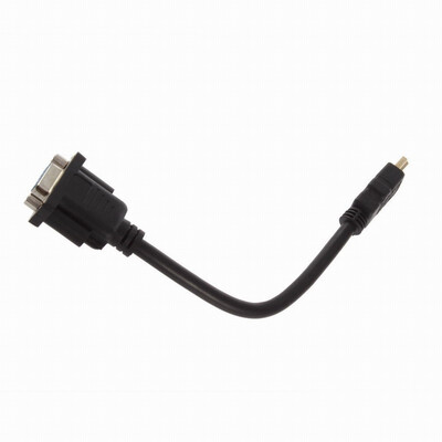

Huayuan HDMI Male To VGA D-SUB 15 pins Female Video AV Adapter Cable
