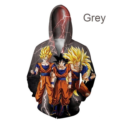

Anime Dragon Ball Z Pocket Hooded Sweatshirts Cute Kid Goku 3D Hoodies Pullovers Men Women Long Sleeve Outerwear Hip Hop Hoodie