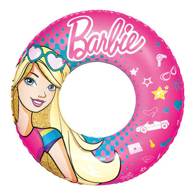 

Bestway Barbie childrens swimming ring baby lifebuoy baby underarm inflatable swimming ring self-driving equipment suitable for children aged 3-6 93202