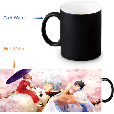 

GINTAMA Morphing Mug Color Change Tea Cup Magic Milk Coffee Mug