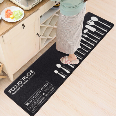 

Fu FOOJO mats lengthened kitchen mat absorbent non-slip door mat 45 180cm kitchen utensils