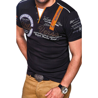 

Men's Fashion Personality Cultivating Short-sleeved Shirt