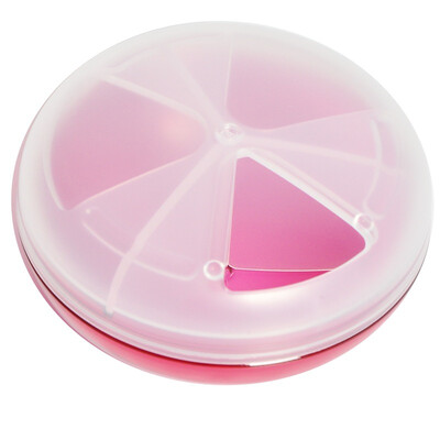 

[Jingdong Supermarket] INOMATA imported three small round small box storage box mini sealed kit brown red