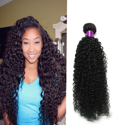 

3Bundles Brazilian Kinky Curly Virgin Hair Natural Black 100gpcs 100 Unprocessed Brazilian Human Hair Kinky Curly Virgin Hair