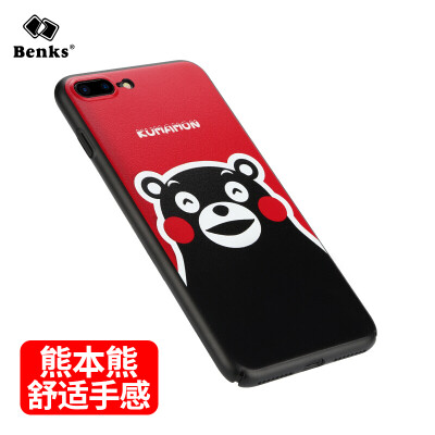 

Benks Apple iPhone8 Plus / 7 Plus phone case 8Plus / 7Plus Kumamoto bear all-inclusive protection Kumamoto bear series protection hard shell red