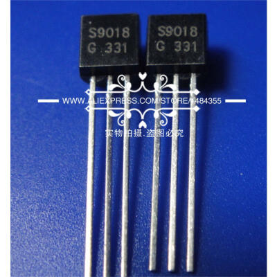 

100pcs/lot Free shipping S9018G S9018 TO-92 0.05A 50ma 30V NPN
