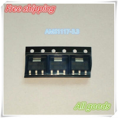 

Free Shipping 500PCSLOT Original AMS1117-33 AMS1117-33V AMS1117 LM1117 1117 Voltage Regulator We only provide good quality