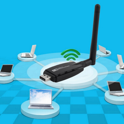 

300M USB Wireless Network Card WiFi Network Card Adapter & External Antenna