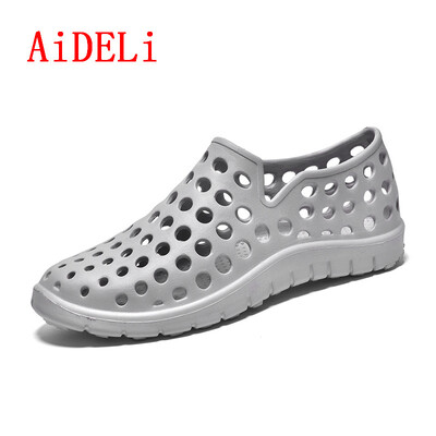

AiDELi Men fashion flip flop light sandals beach shoes