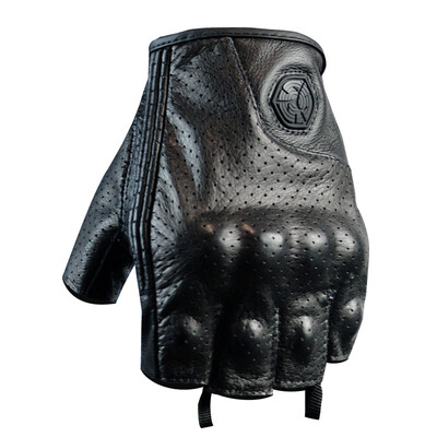 

Saiyu SCOYCO motorcycle riding leather half finger fall summer gloves MC43 black L