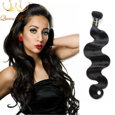 

Queen Berry Peruvian Body Wave Human Virgin Hair 4pcs lot100% Unprocessed 8-28inch Factory Selling 7A Cheap Hair Weave Online