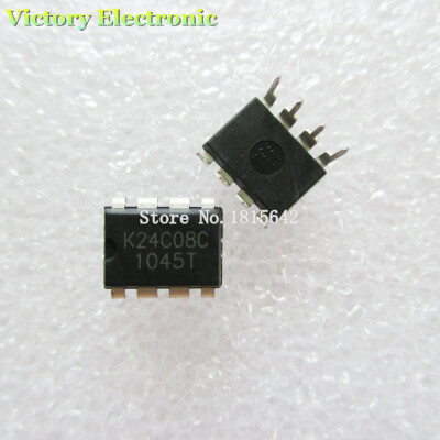 

New Original 24C08 AT24C08 AT24C08A 24C08AN DIP-8 Memory IC Chip 10PCSLot Wholesale Electronic