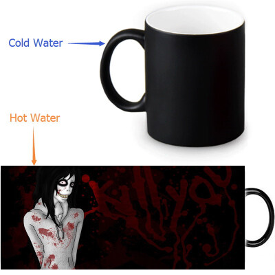 

Jeff The Killer Morphing Mug Color Change Tea Cup Волшебная молочная кружка для кофе