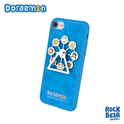 

Rock ROCK Apple 87 Mobile Shell Doraemon Wrestling Ferris Wheel Cover Stand iPhone87 Cartoon Hard Shell 47 Inch Blue