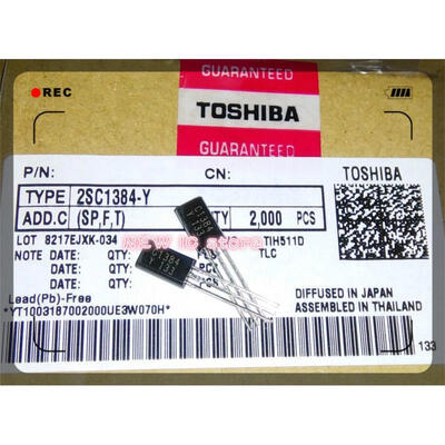 

20pcs 2SC1384 2SC1384 -Y C1384 C1384Y TO-92L good quality