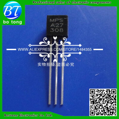 

MPSA27 TO-92 NPN Transistors A27 1000pcsbag