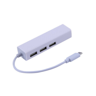 

USB 3.1 Type C USB-C Multiple 3 Ports Hub with Ethernet Network LAN Adapter