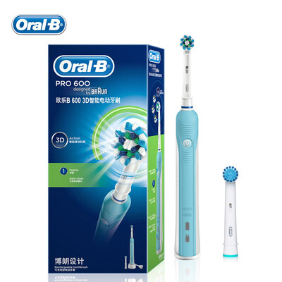 

Braun Oral B D16523 Electric Toothbrush 1 holder2 heads Genuine Rechargeable Tooth Brush from German Deep Clean