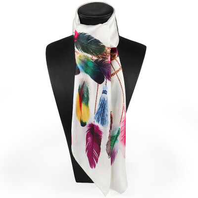 

STORY Of SHANGHAI silk scarves female autumn&winter warm scarf square scarf colorful feathers