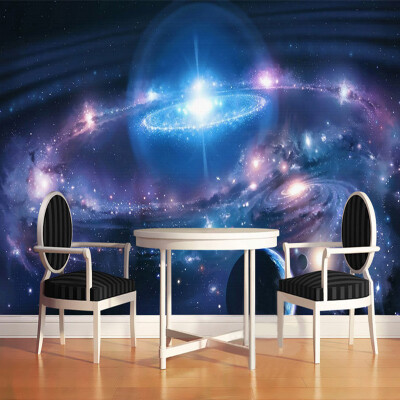 

Modern Minimalist Starry Sky Cosmic Galaxy 3D Wall Mural Wallpaper Restaurant KTV Bar Kid's Room Interior Decor Fresco Wallpaper