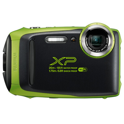 

Fuji (XPJIFILM) XP130 Sky Blue Спортивная камера Водонепроницаемый пылезащитный противоударный антифриз 5-кратный оптический зум WIFI Оптическая стабилизация изображения Bluetooth