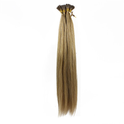 

1gs 100g Human Virgin Hair 18 Ash Blonde Straight Keratin Stick I-tip Hair Extensions