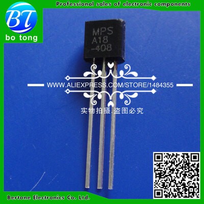 

1000pcs free shipping MPSA18 A18 TO-92 Bipolar Transistors - BJT 200mA 45V NPN